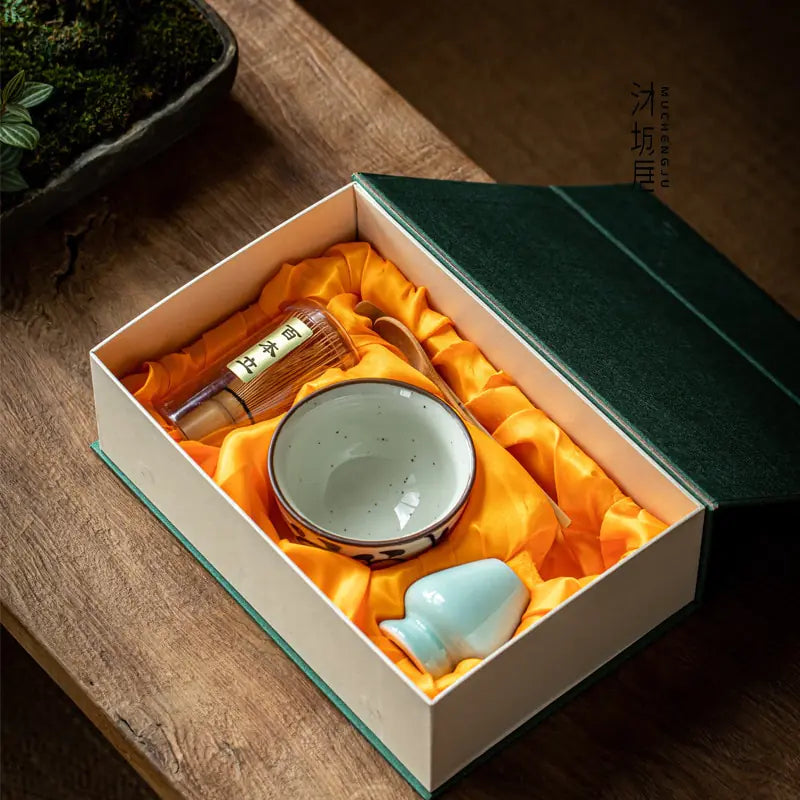 Kit Tradicional de Té Matcha – Hecho de Bambú