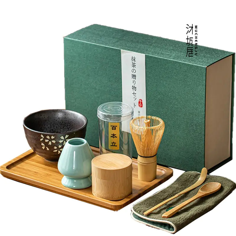 Kit Tradicional de Té Matcha – Hecho de Bambú