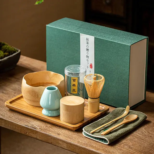 Kit Tradicional de Té Matcha – Hecho de Bambú
