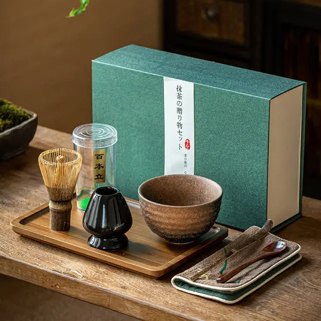 Kit Tradicional de Té Matcha – Hecho de Bambú