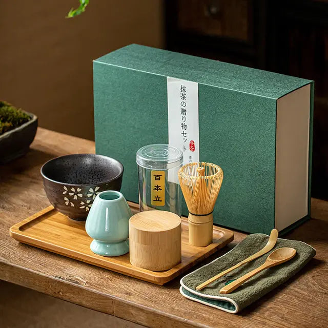 Kit Tradicional de Té Matcha – Hecho de Bambú