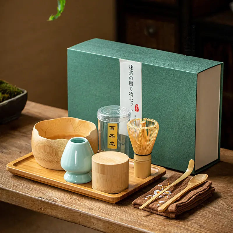 Kit Tradicional de Té Matcha – Hecho de Bambú